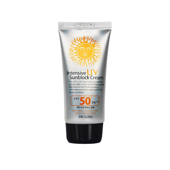 3W Clinic Intensive UV Sunblock Cream SPF50 PA+++- 70ml